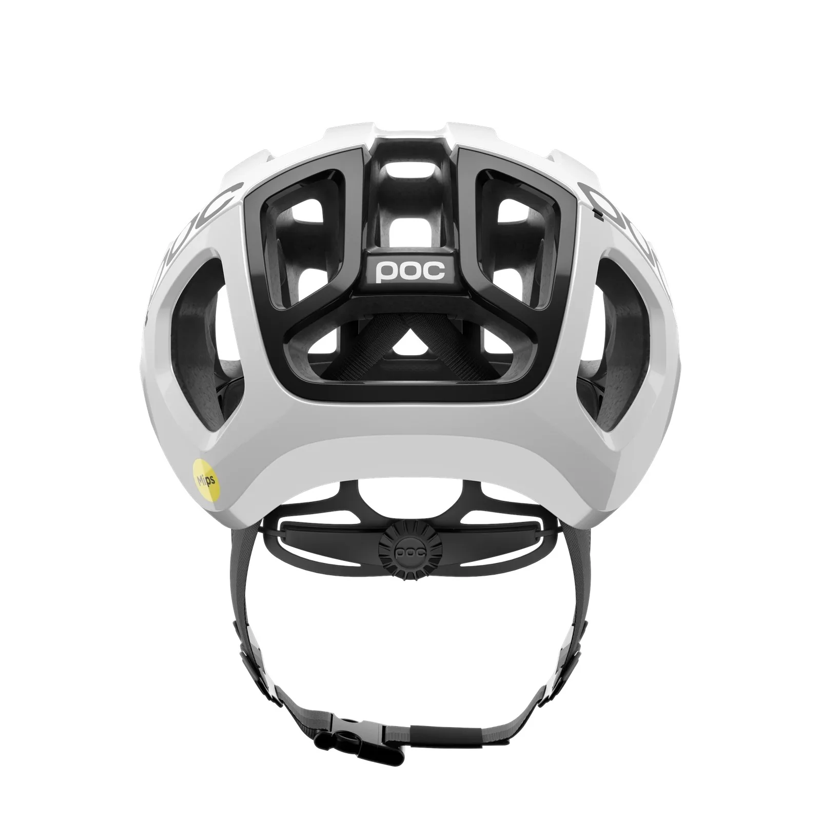 Casque Route POC VENTRAL AIR MIPS Logo Blanc/Noir Matt - Image 4