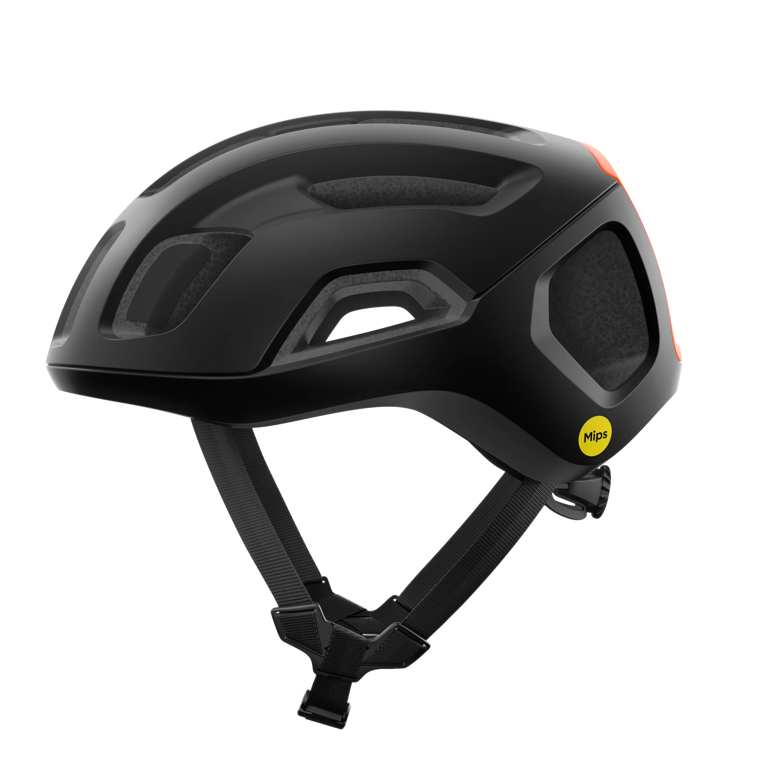 Casque Route POC VENTRAL AIR MIPS Noir/Orange Fluo Matt