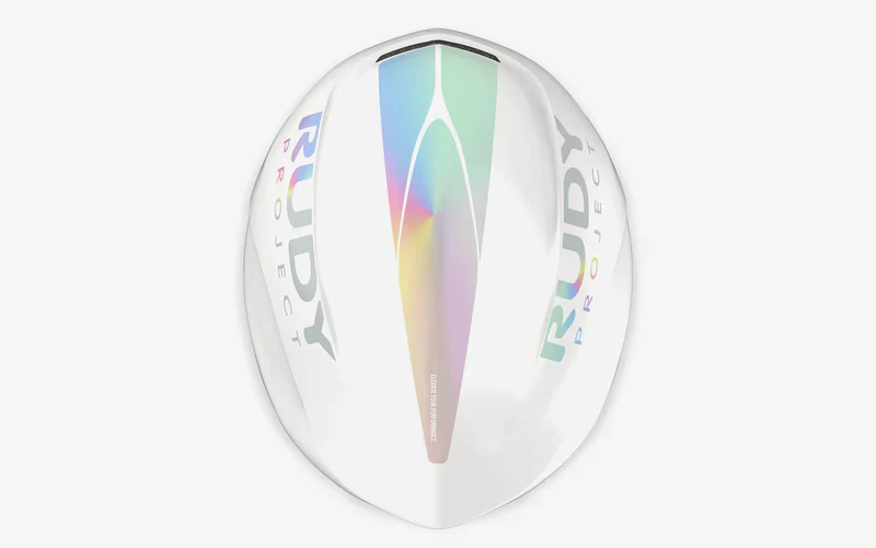 Casque Route RUDY PROJECT NYTRON PRO Blanc Iridescent Matt - Image 4