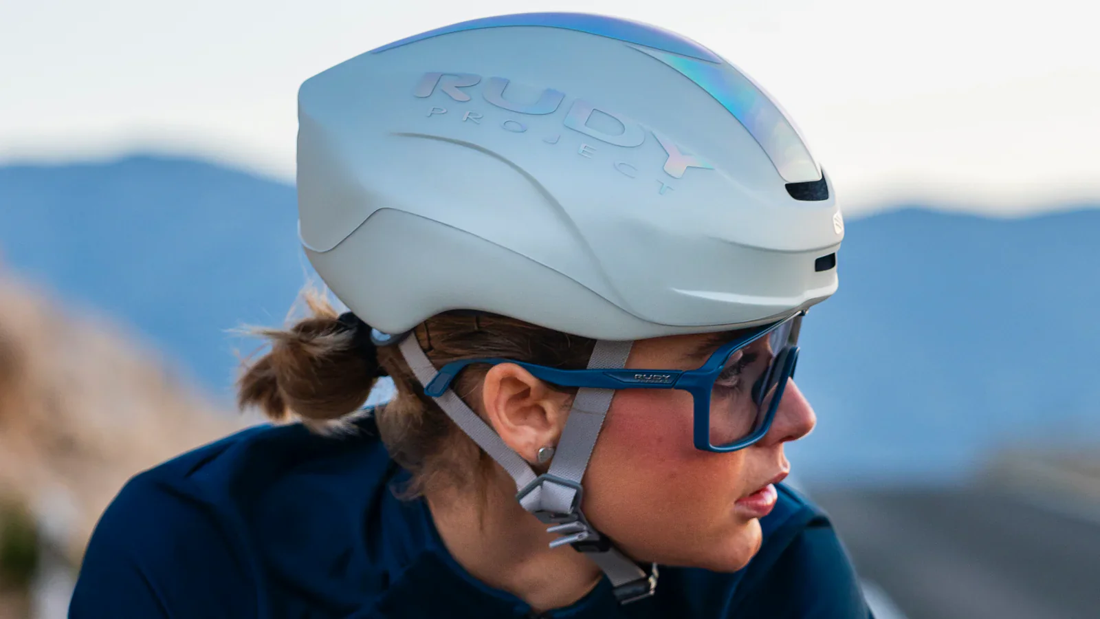 Casque Route RUDY PROJECT NYTRON PRO Blanc Iridescent Matt - Image 8