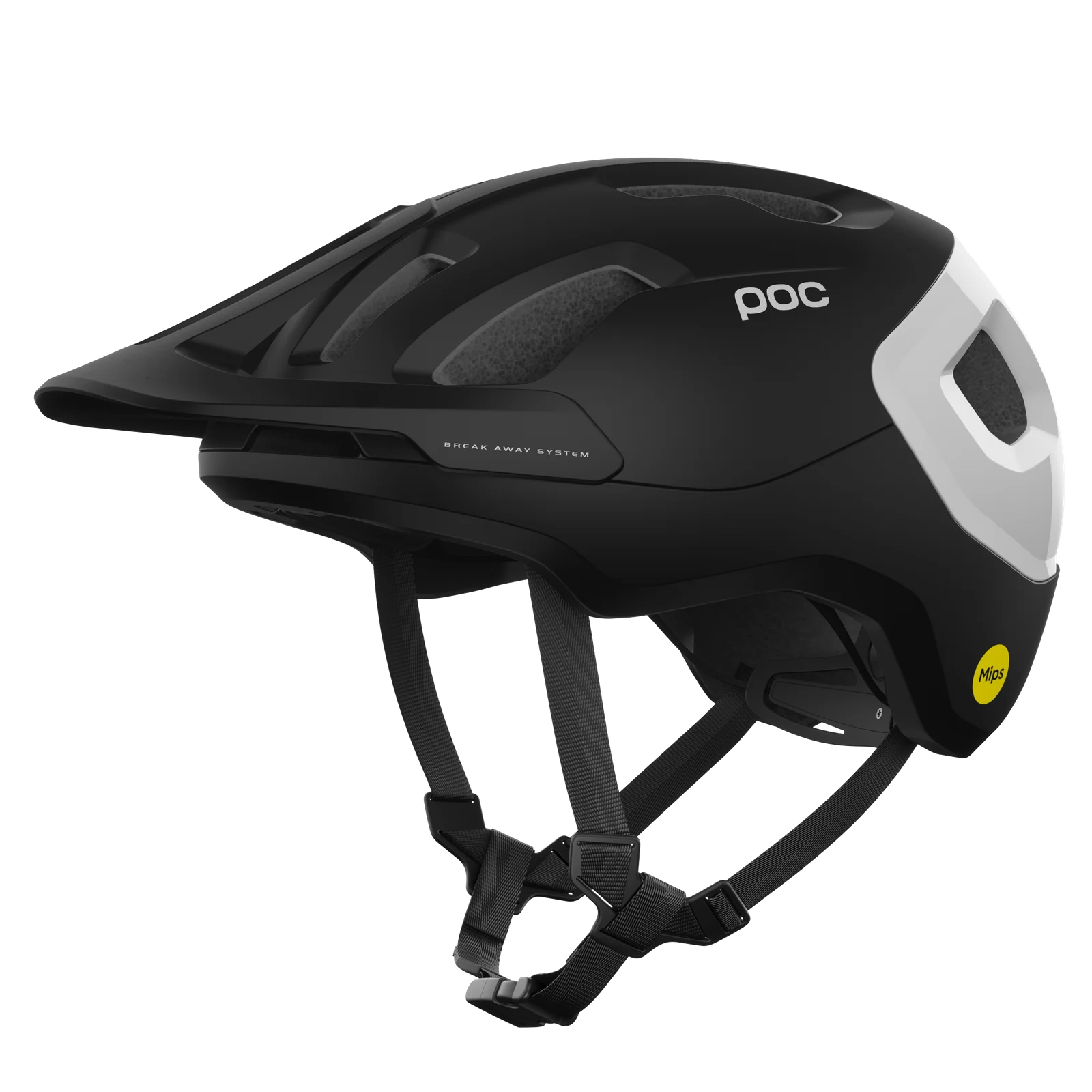 Casque VTT POC AXION RACE MIPS Noir Mat/Blanc