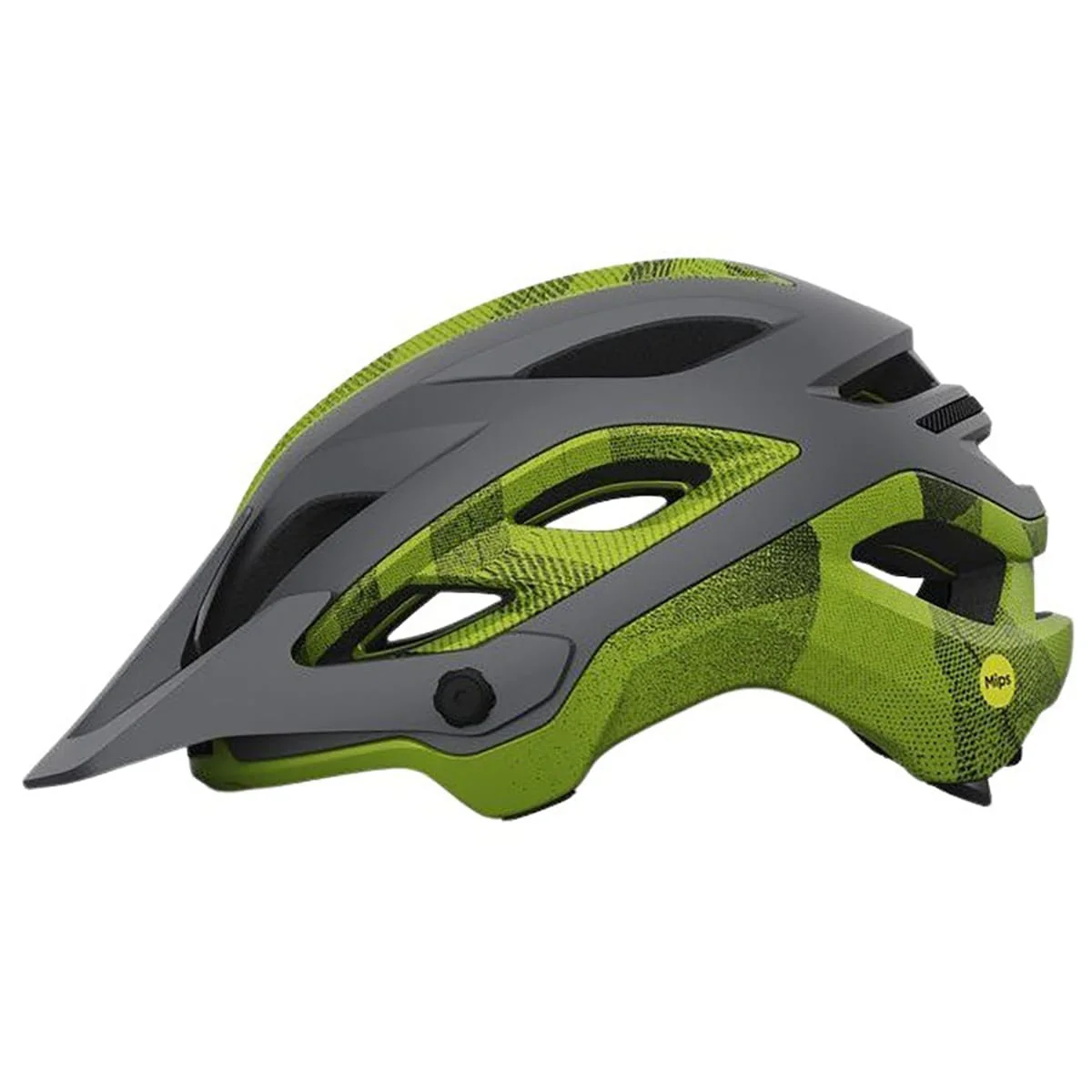 Casque VTT GIRO MERIT SPHERICAL Gris/Jaune - Image 2
