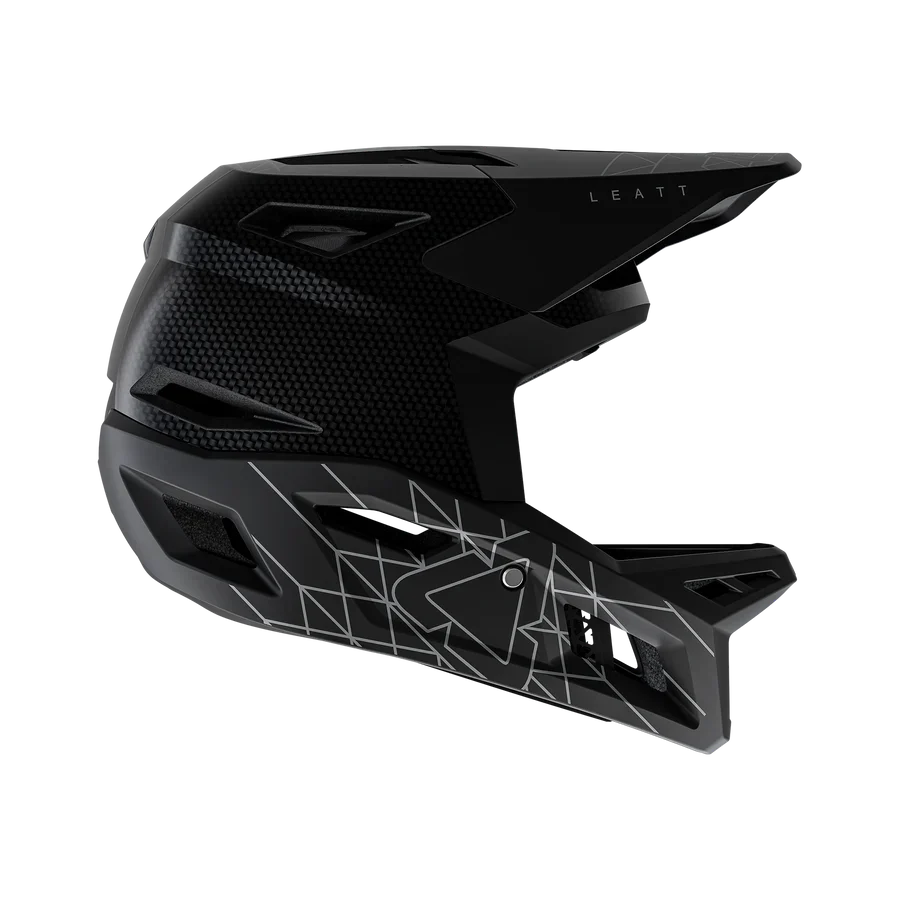 Casque VTT LEATT MTB GRAVITY 6.0 CARBON Stealth Noir/Gris - Image 3