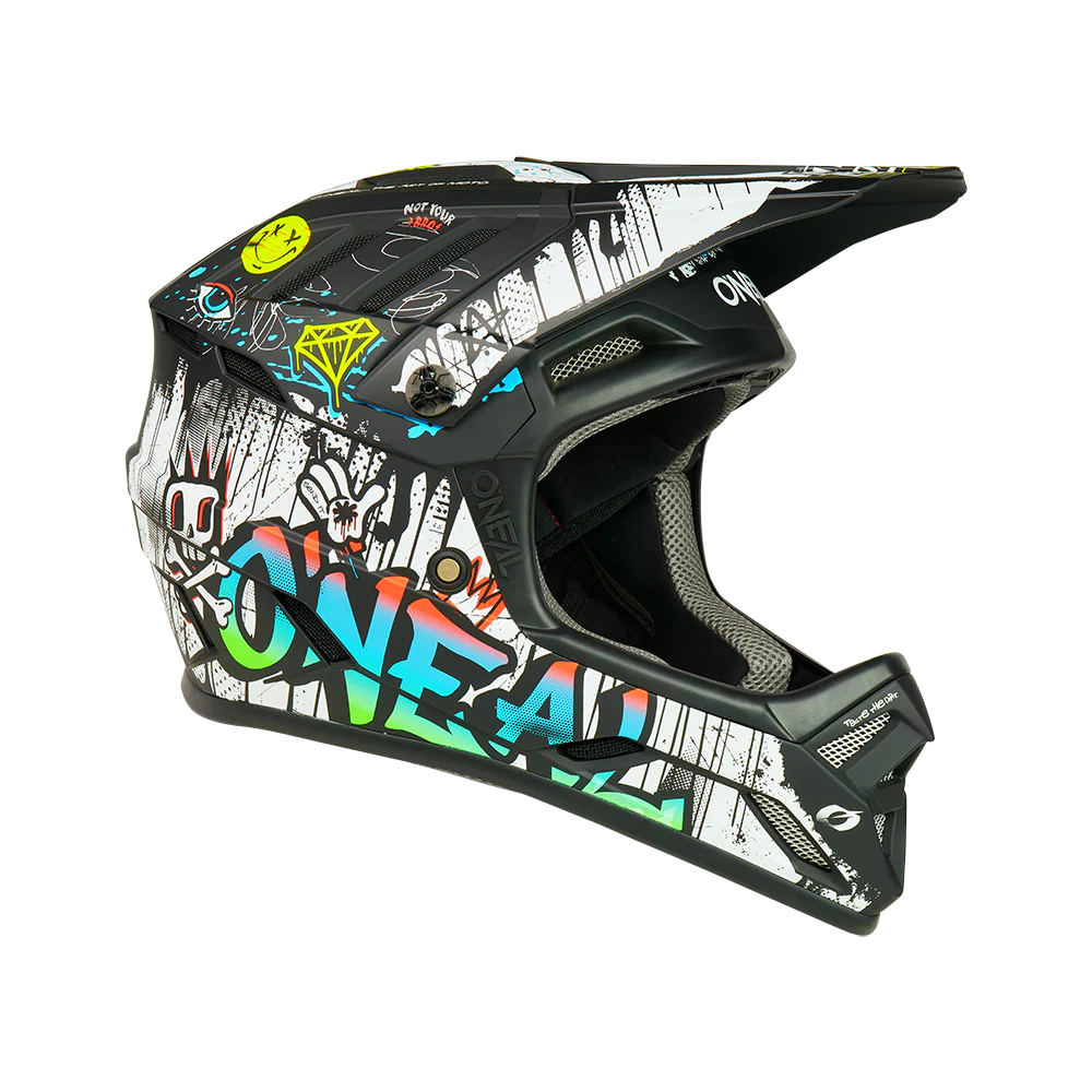 Casque VTT O'NEAL BACKFLIP RANCID Noir/Blanc - Image 4