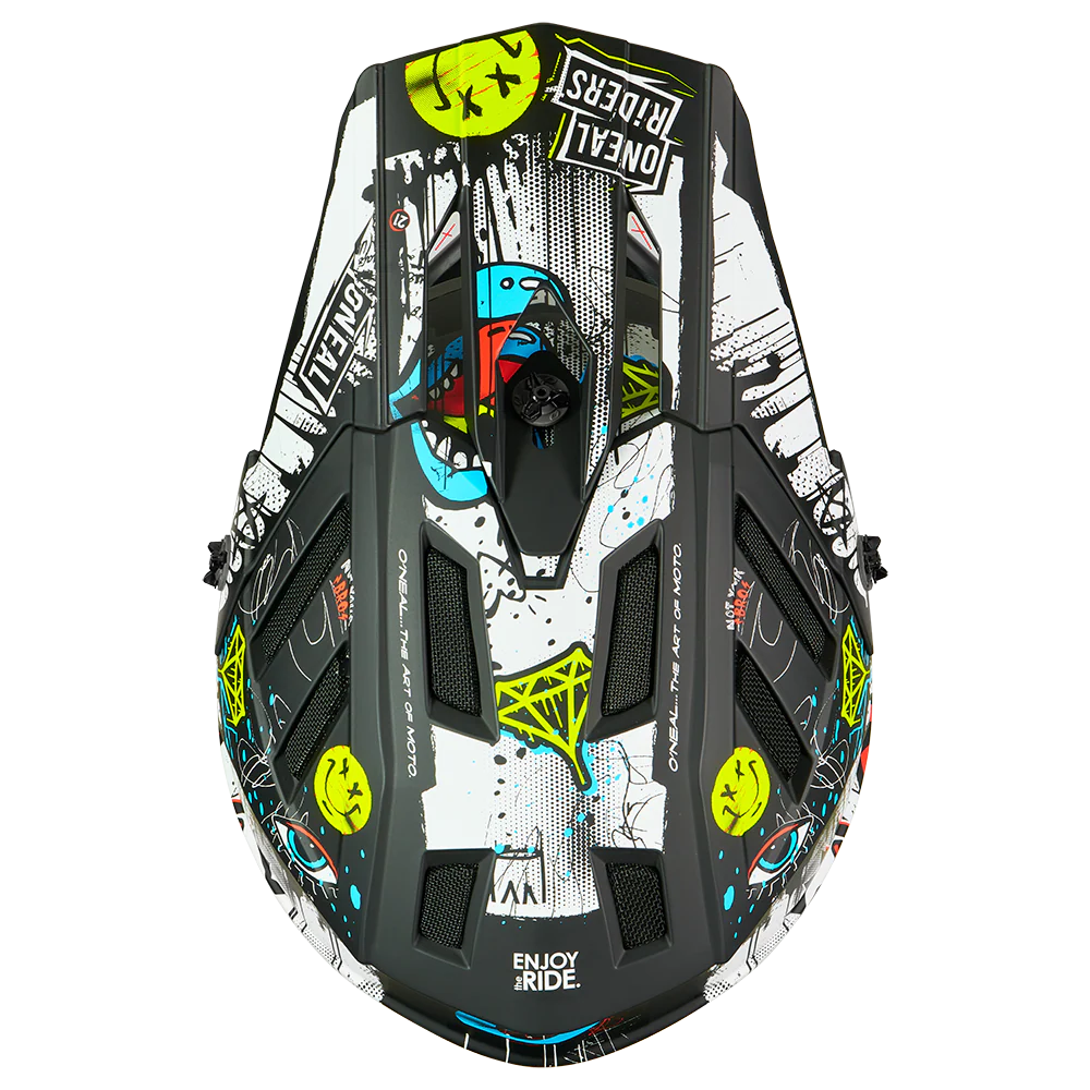 Casque VTT O'NEAL BACKFLIP RANCID Noir/Blanc - Image 6