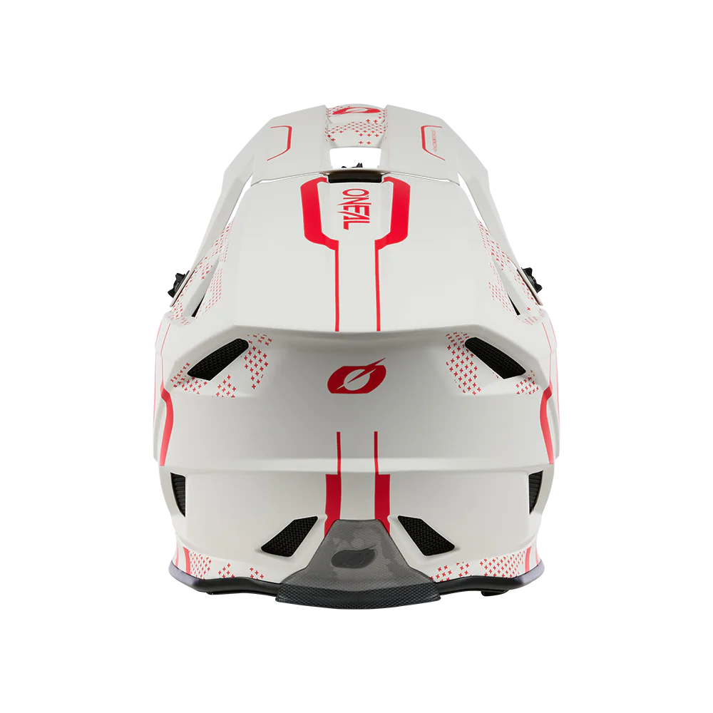 Casque VTT O'NEAL BLADE POLYACRYLITE STRIKE Blanc/Rouge - Image 5