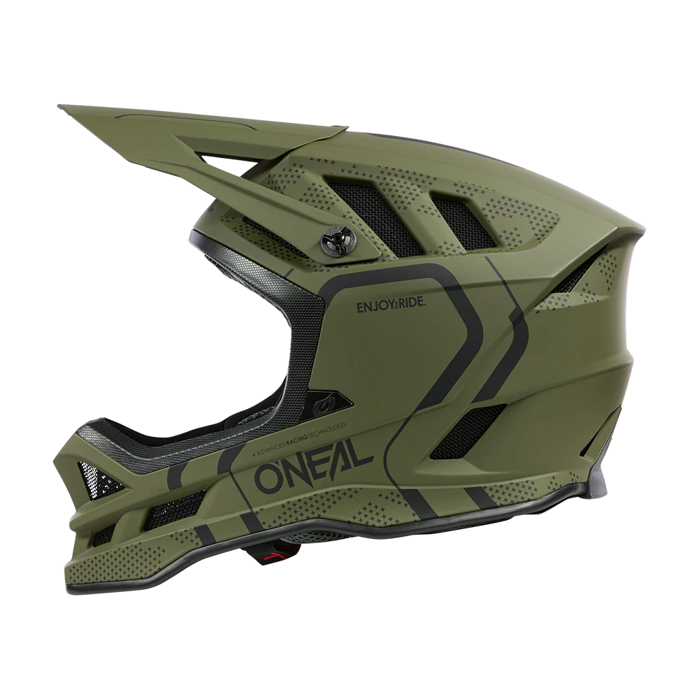 Casque VTT O'NEAL BLADE POLYACRYLITE STRIKE Vert/Noir - Image 4