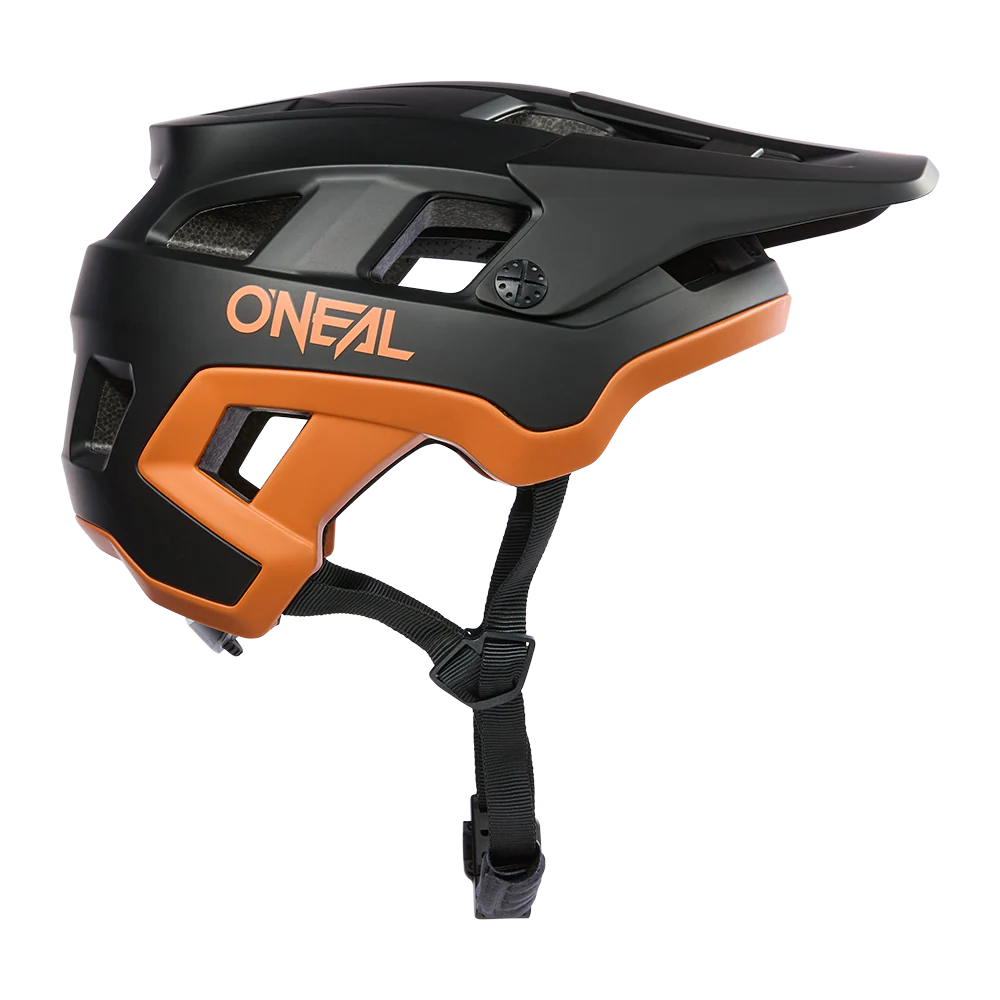 Casque VTT O'NEAL DEFENDER SOLID Noir/Orange - Image 2