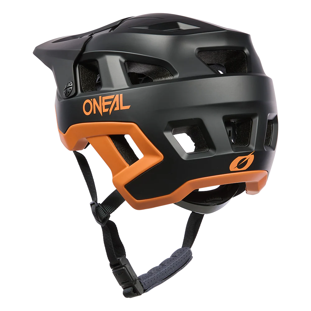 Casque VTT O'NEAL DEFENDER SOLID Noir/Orange - Image 5