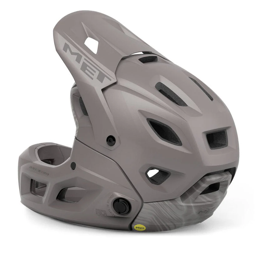 Casque VTT MET PARACHUTE MCR MIPS Gris Mat - Image 3