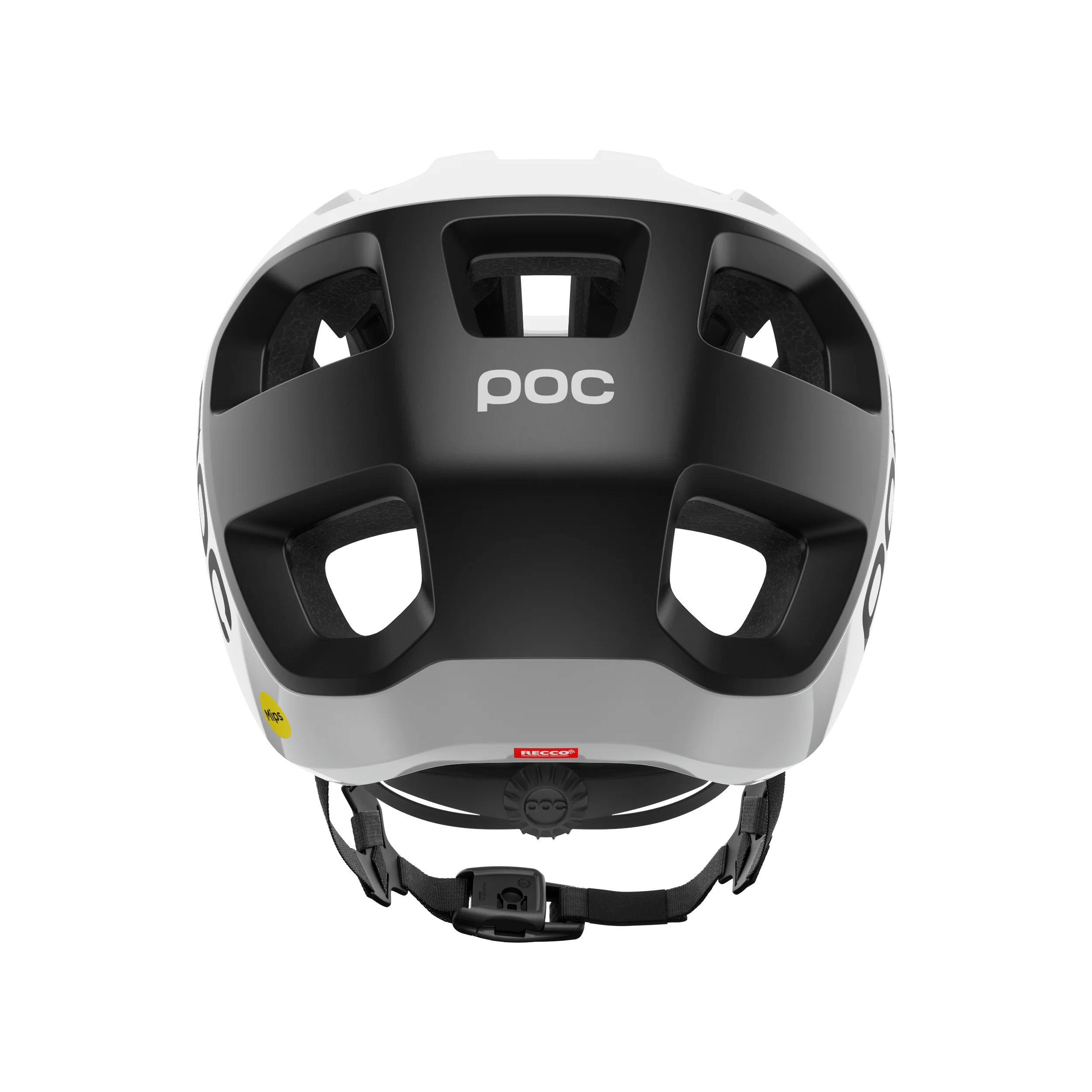 Casque VTT POC CULARIS Blanc/Noir Matt Logo - Image 4