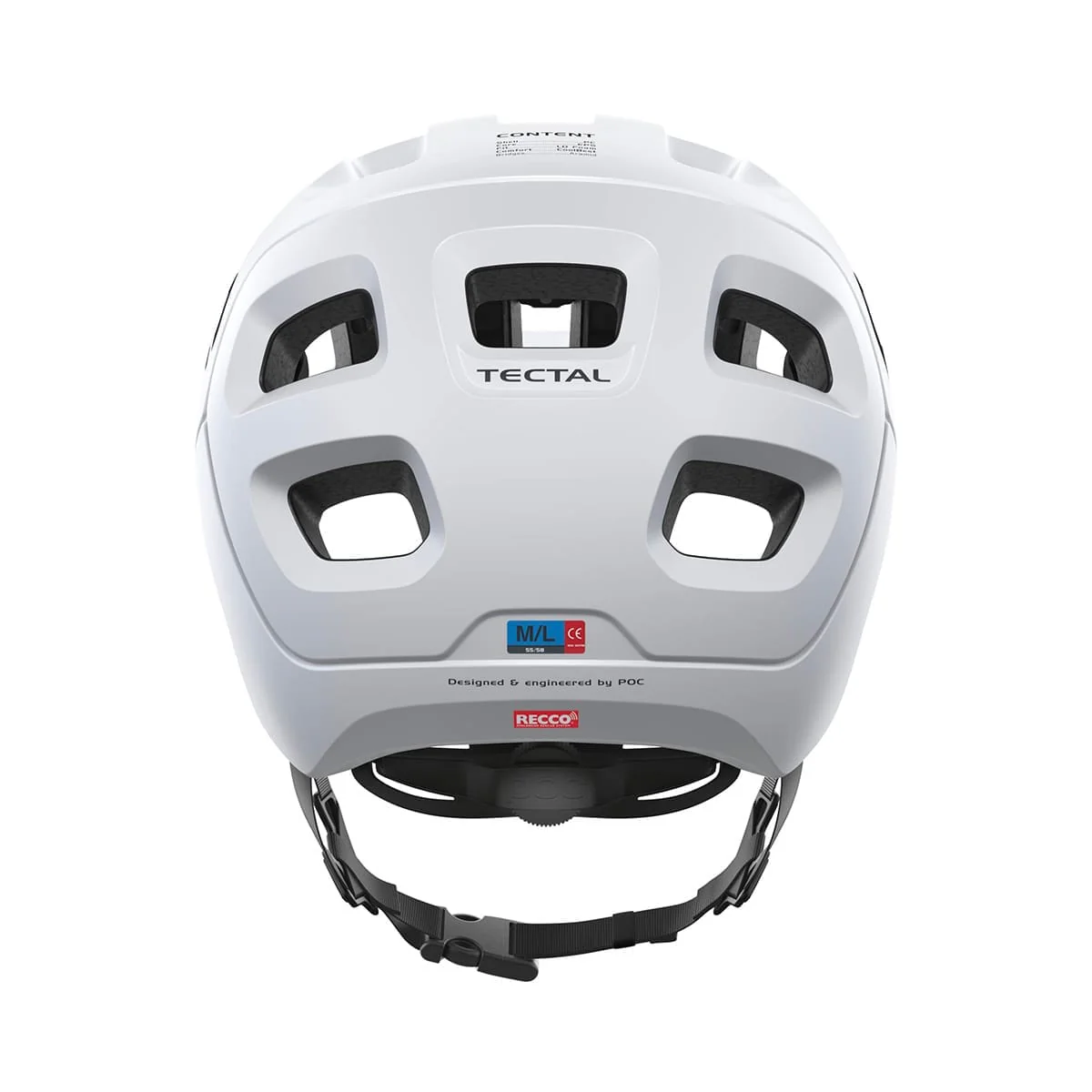 Casque VTT POC TECTAL Blanc - Image 4