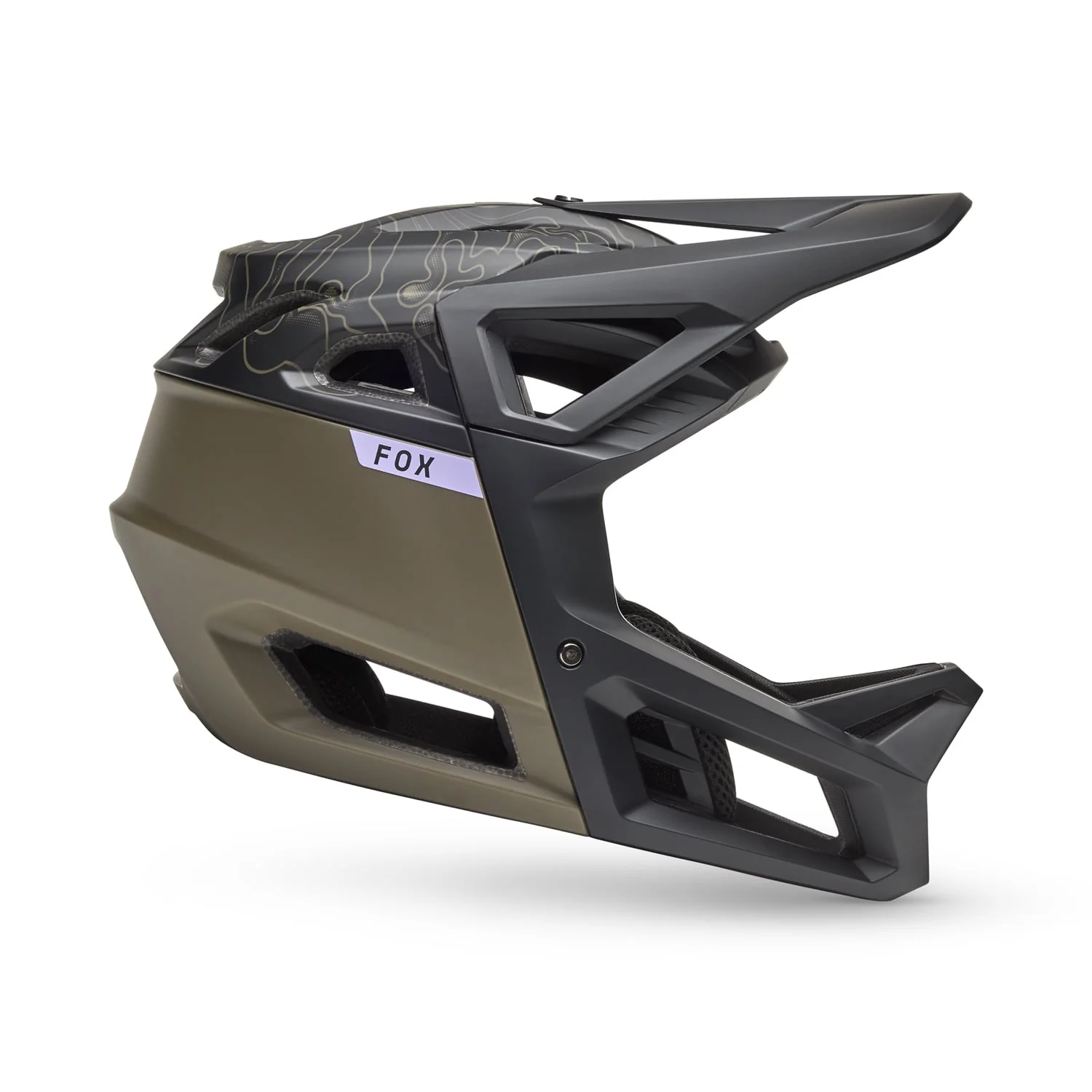 Casque VTT FOX PROFRAME FREQUENCY MIPS Kaki/Noir - Image 2