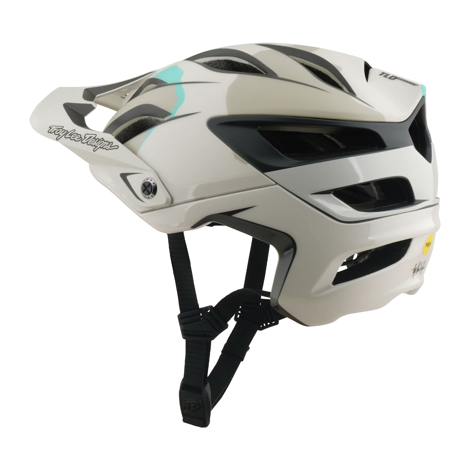 Casque VTT TROY LEE DESIGNS A3 MIPS HALO PUMICE Blanc/Camo - Image 7