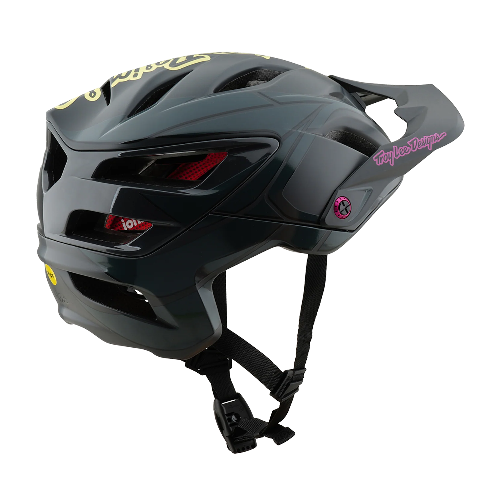 Casque VTT TROY LEE DESIGNS A3 MIPS GHOSTWING Gris/Noir - Image 2