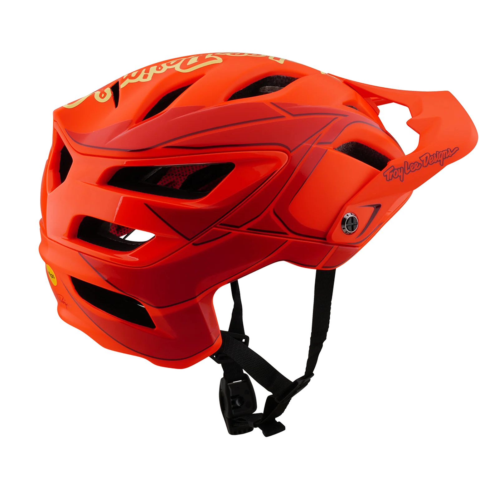 Casque VTT TROY LEE DESIGNS A3 MIPS GHOSTWING Rouge - Image 3