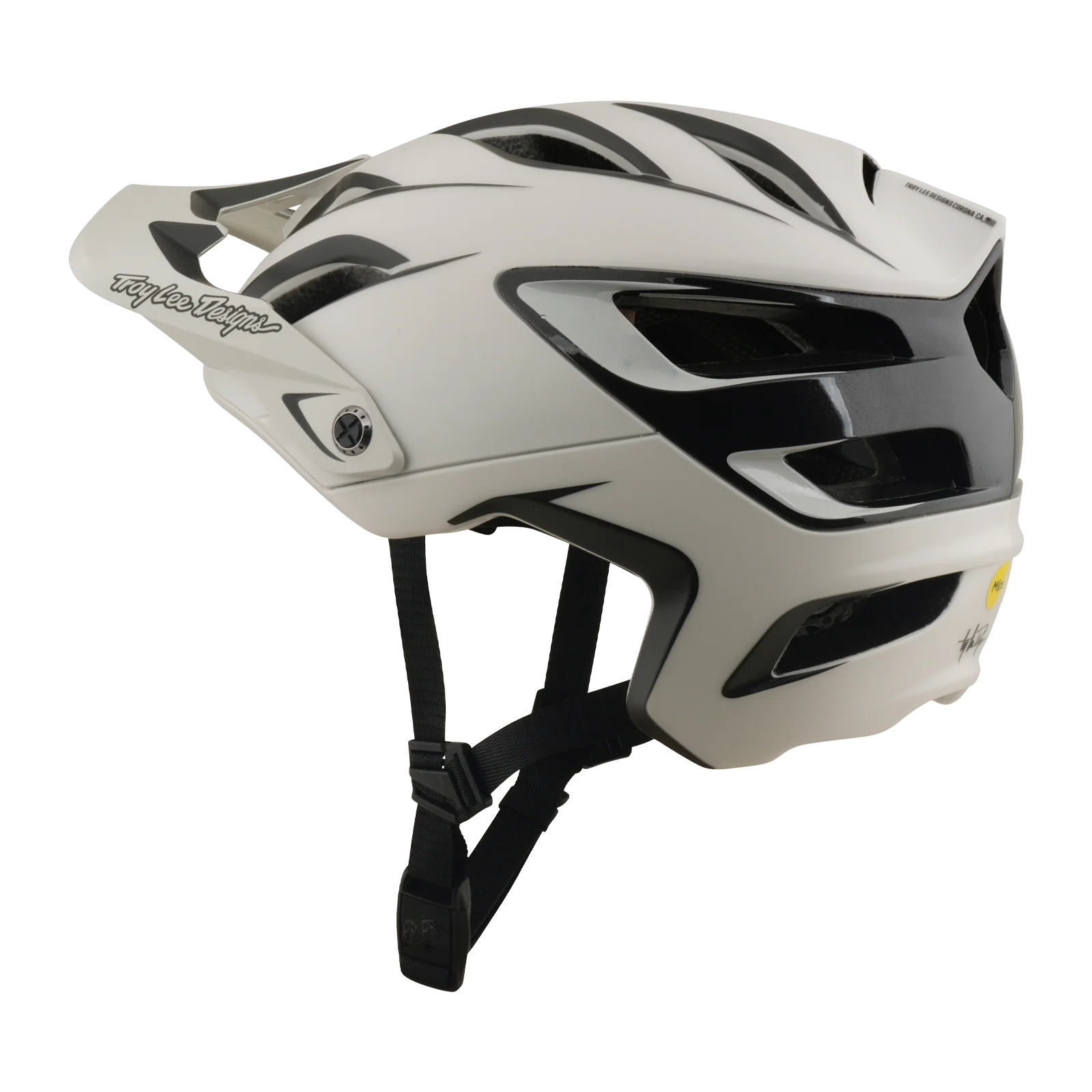 Casque VTT TROY LEE DESIGNS A3 MIPS UNO PUMICE Blanc - Image 9