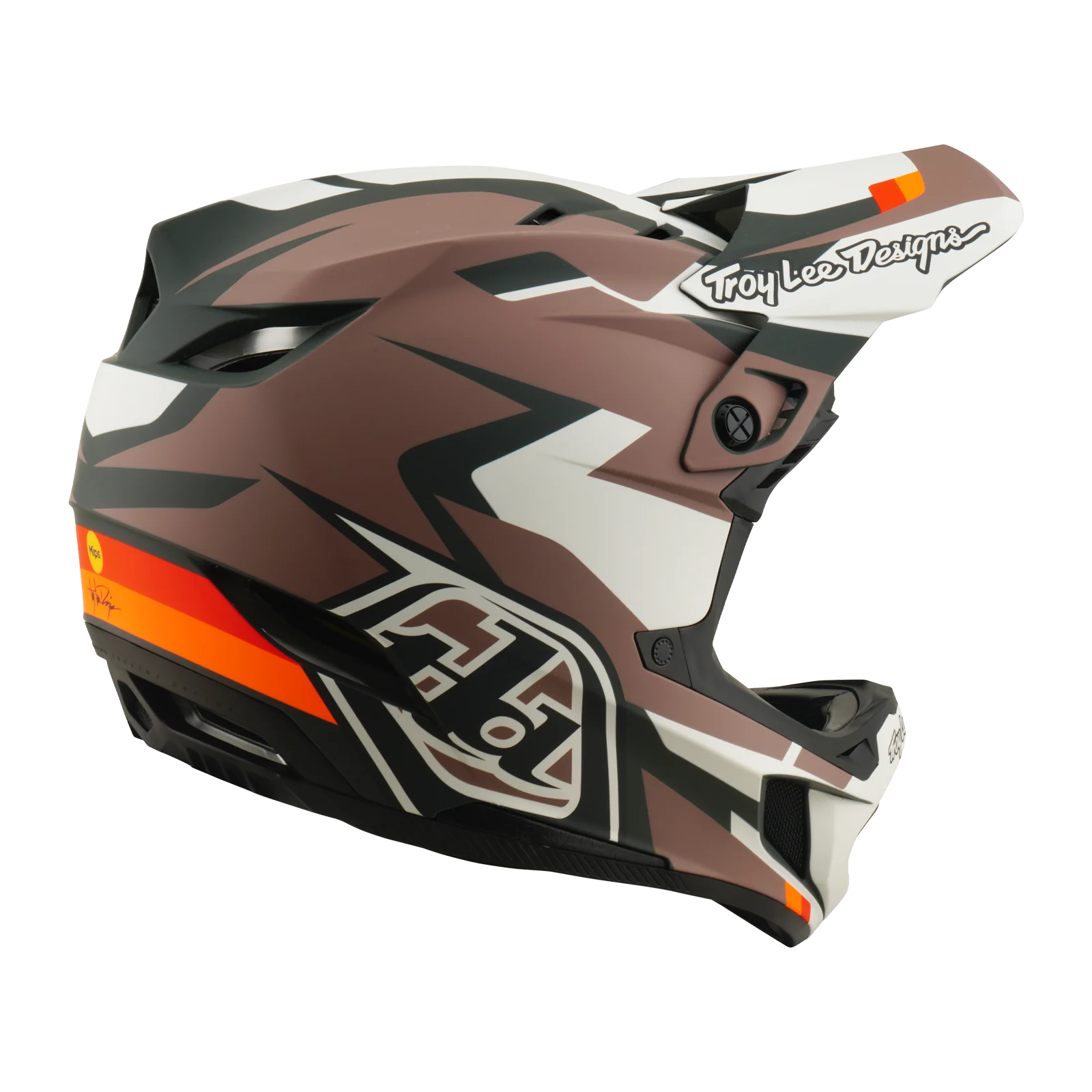 Casque VTT TROY LEE DESIGNS D4 POLYACRYLITE MIPS ROAMER Clay - Image 5