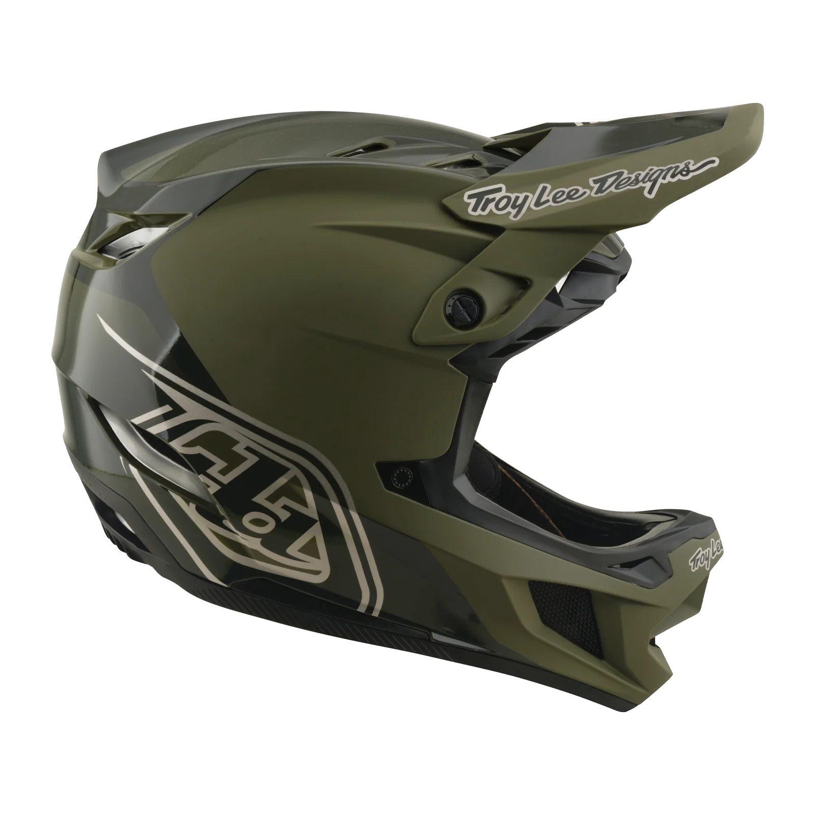 Casque VTT TROY LEE DESIGNS D4 POLYACRYLITE MIPS SHADOW BEETLE Kaki - Image 6