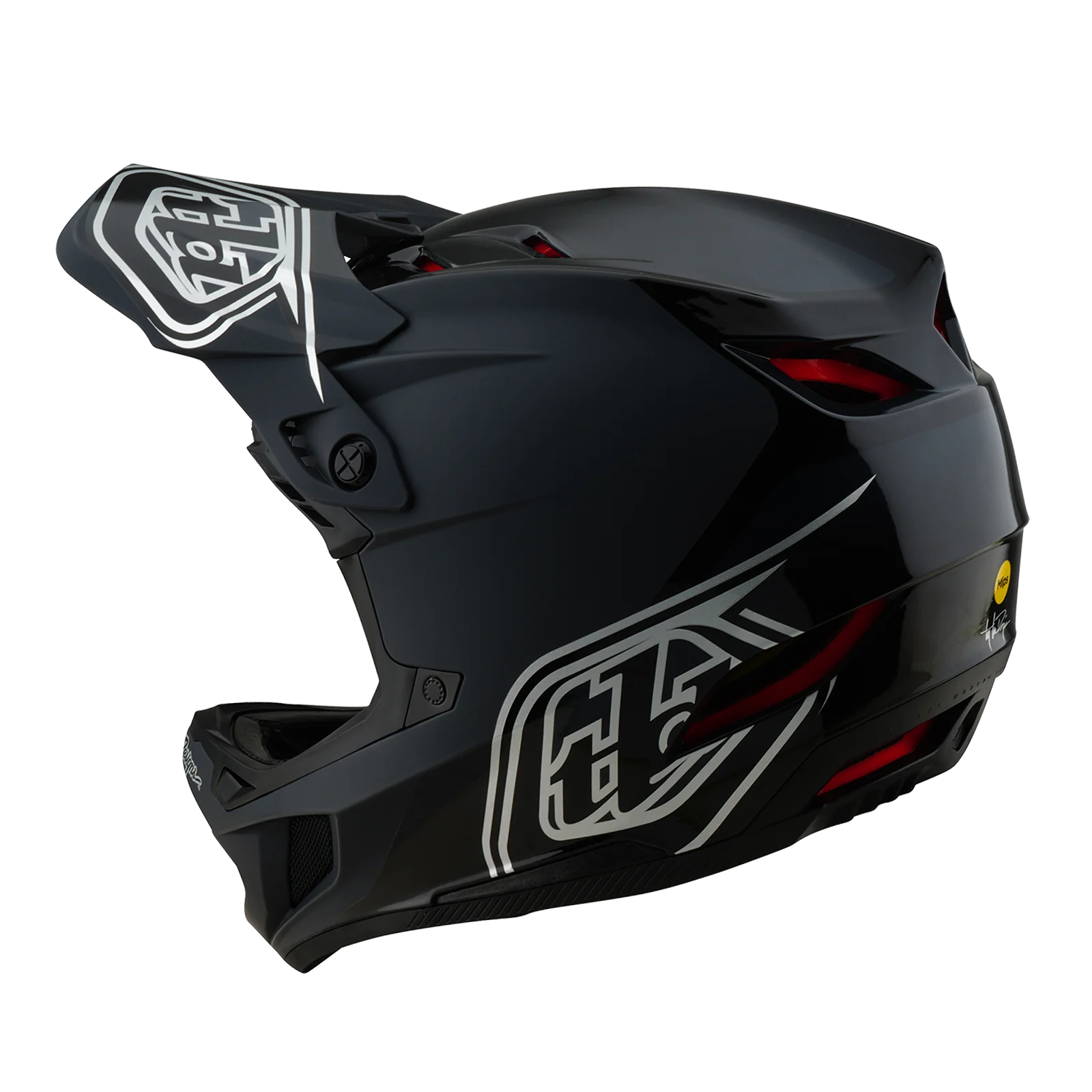 Casque VTT TROY LEE DESIGNS D4 POLYACRYLITE MIPS SHADOW Noir - Image 9