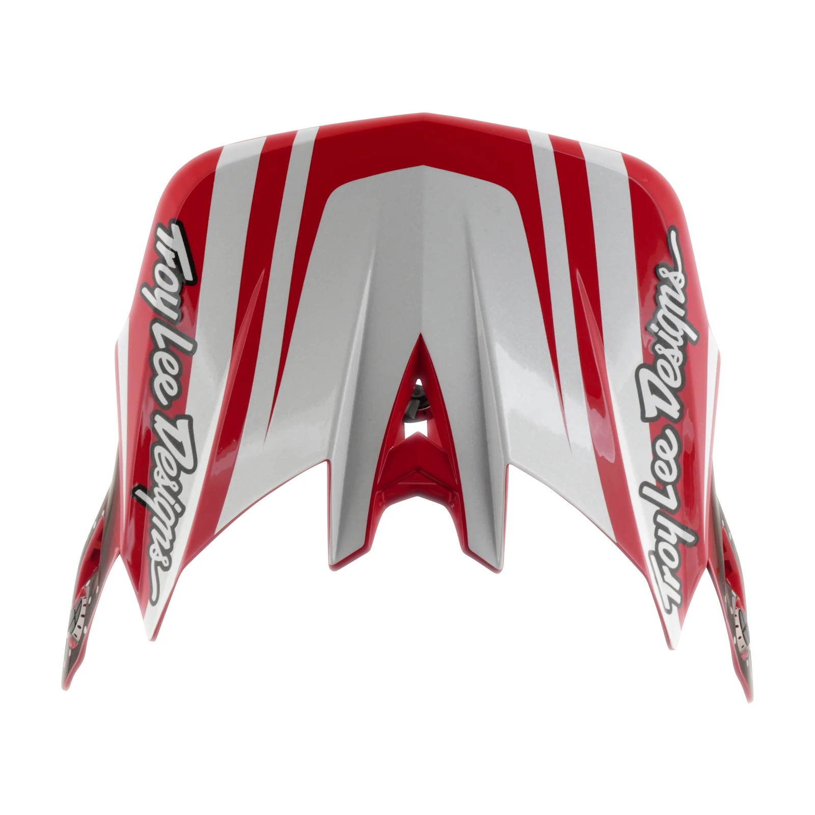Casque VTT TROY LEE DESIGNS D4 POLYACRYLITE MIPS THE LINE Rouge/Blanc - Image 9