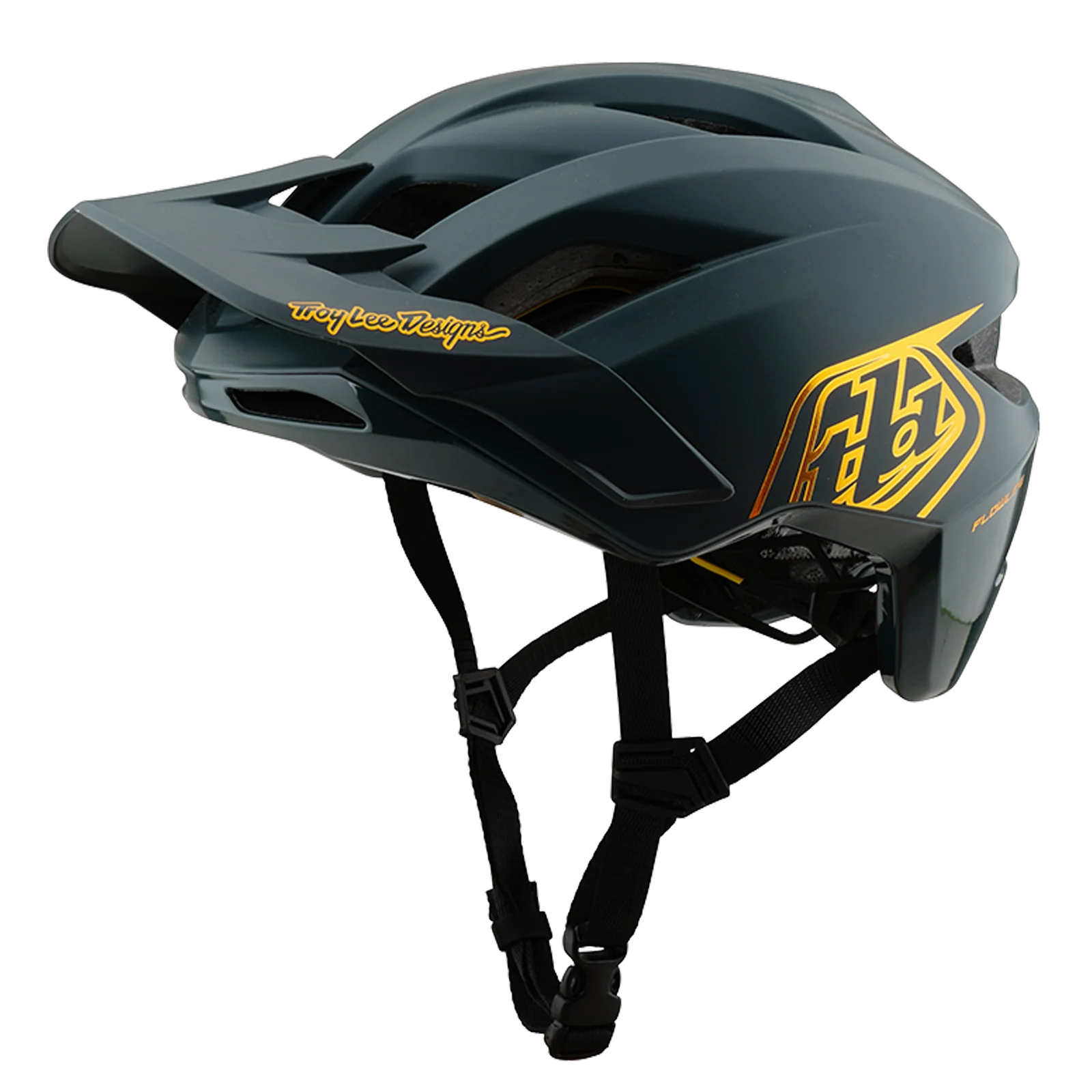 Casque VTT TROY LEE DESIGNS FLOWLINE POINT MIPS Gris/Jaune - Image 3