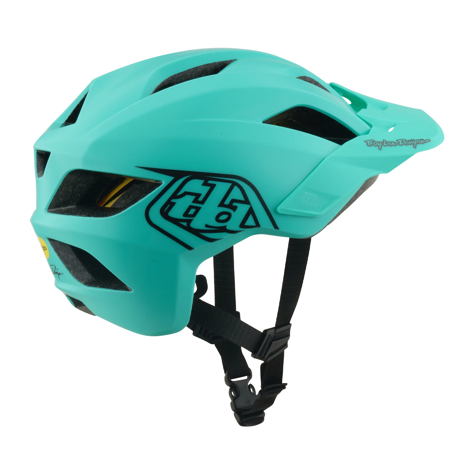 Casque VTT TROY LEE DESIGNS FLOWLINE POINT MIPS Junior Charcoal/Vert - Image 5