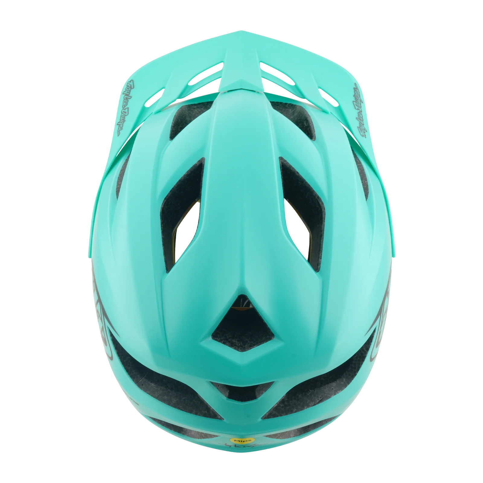 Casque VTT TROY LEE DESIGNS FLOWLINE POINT MIPS Junior Charcoal/Vert - Image 8