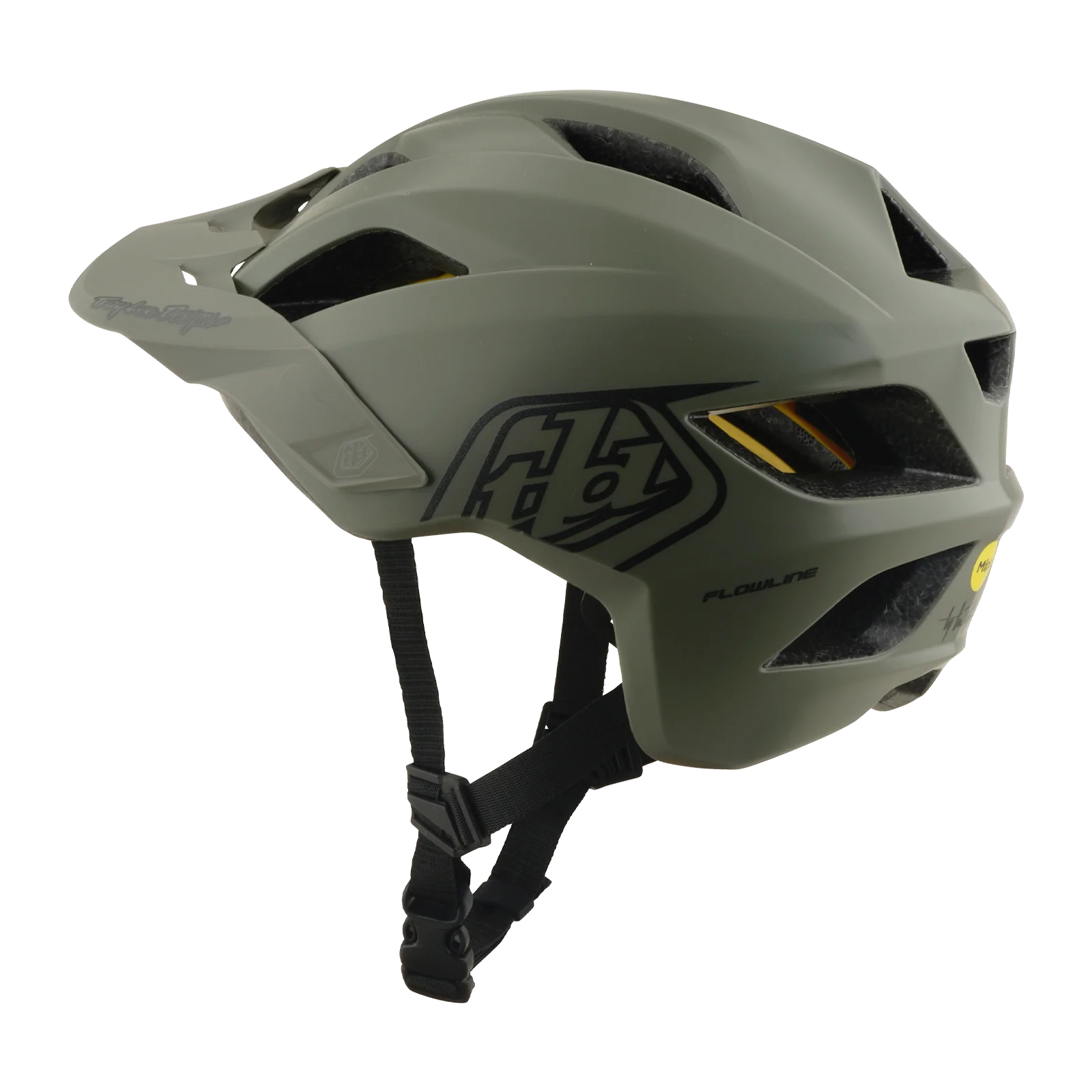 Casque VTT TROY LEE DESIGNS FLOWLINE POINT MIPS Junior Kaki - Image 6