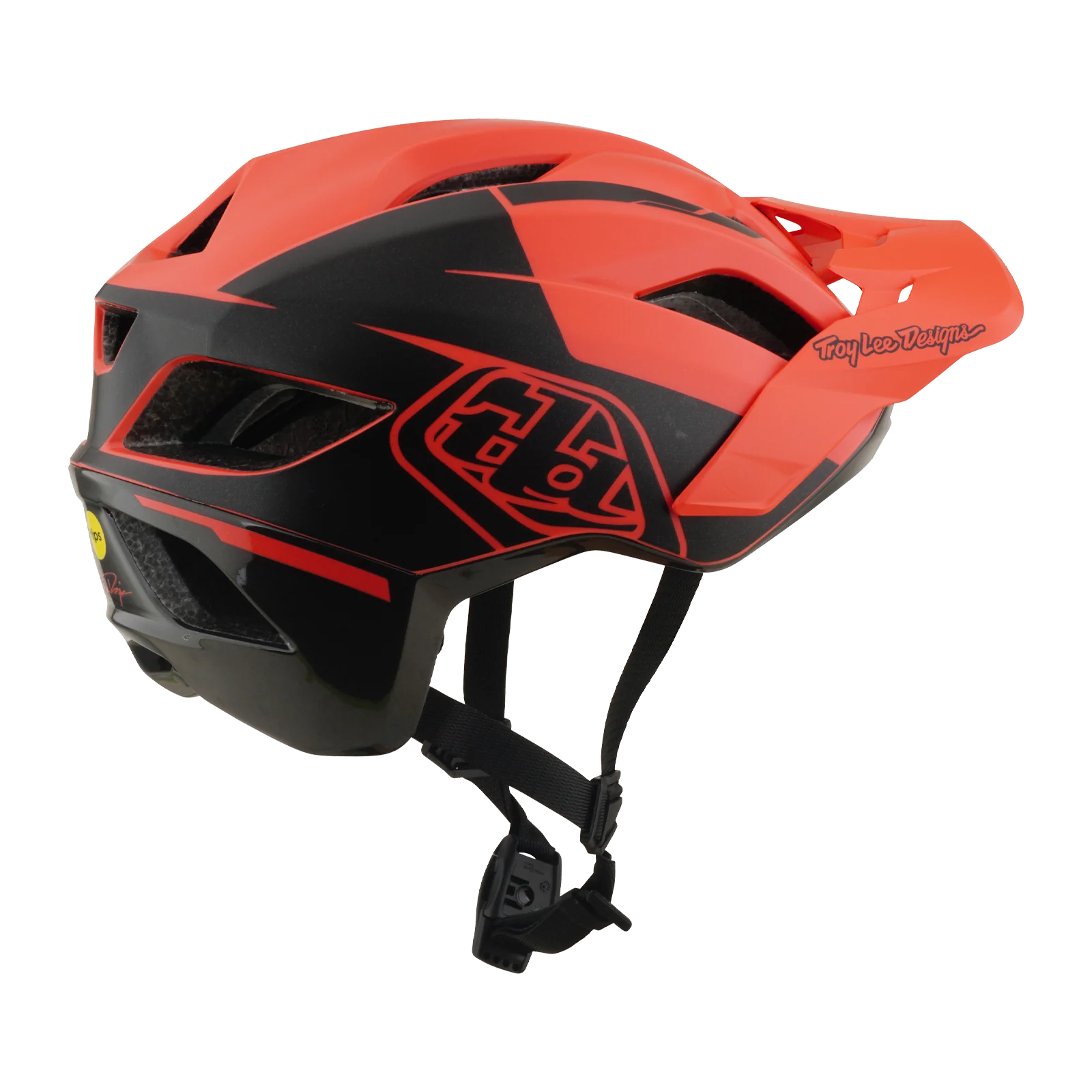 Casque VTT TROY LEE DESIGNS FLOWLINE SE MIPS HYDRO Corail/Charcoal - Image 2