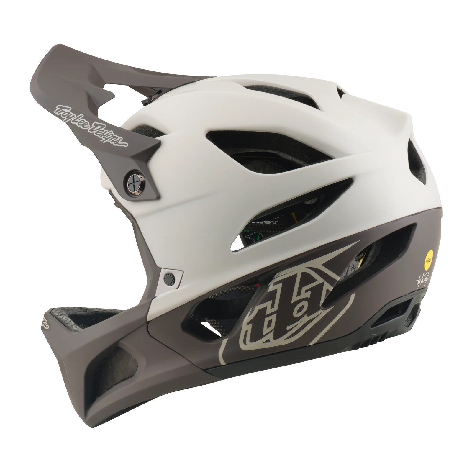 Casque VTT TROY LEE DESIGNS STAGE MIPS DRONE PUMICE Blanc - Image 5
