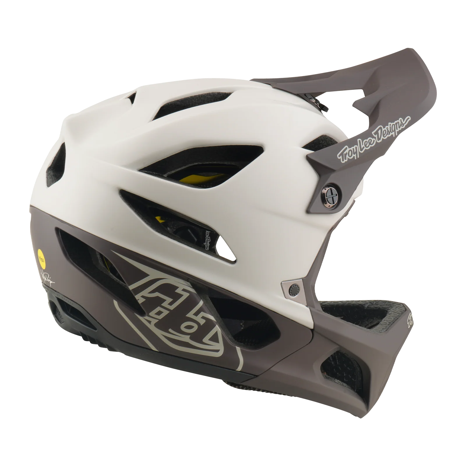 Casque VTT TROY LEE DESIGNS STAGE MIPS DRONE PUMICE Blanc - Image 6