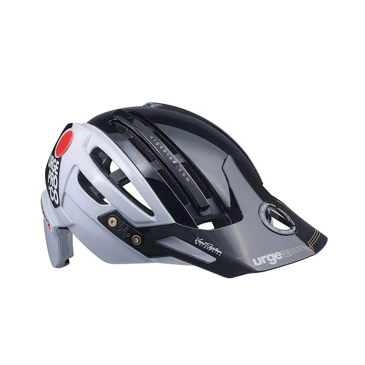 Casque VTT URGE ENDUR-O-MATIC 2 RH Blanc/Noir - Image 2
