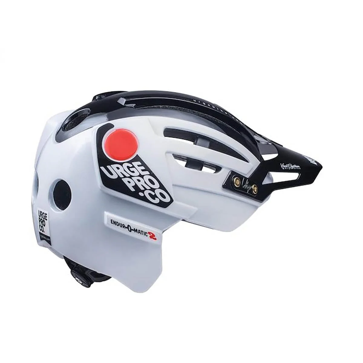 Casque VTT URGE ENDUR-O-MATIC 2 RH Blanc/Noir - Image 3