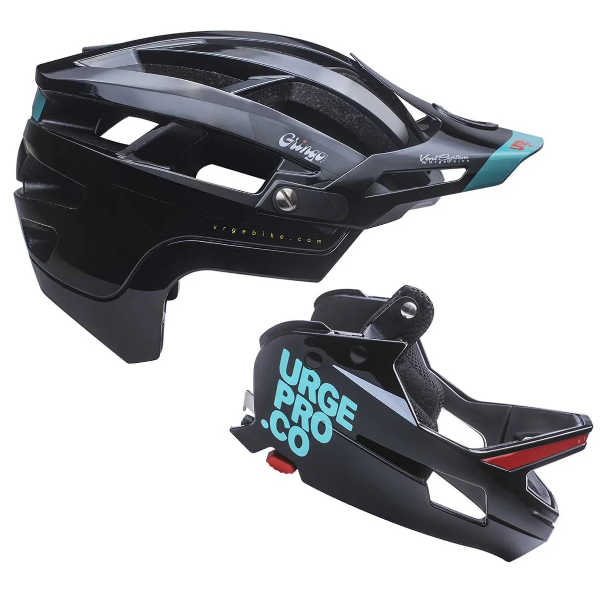 Casque VTT URGE GRINGO DE LA PAMPA Noir - Image 3