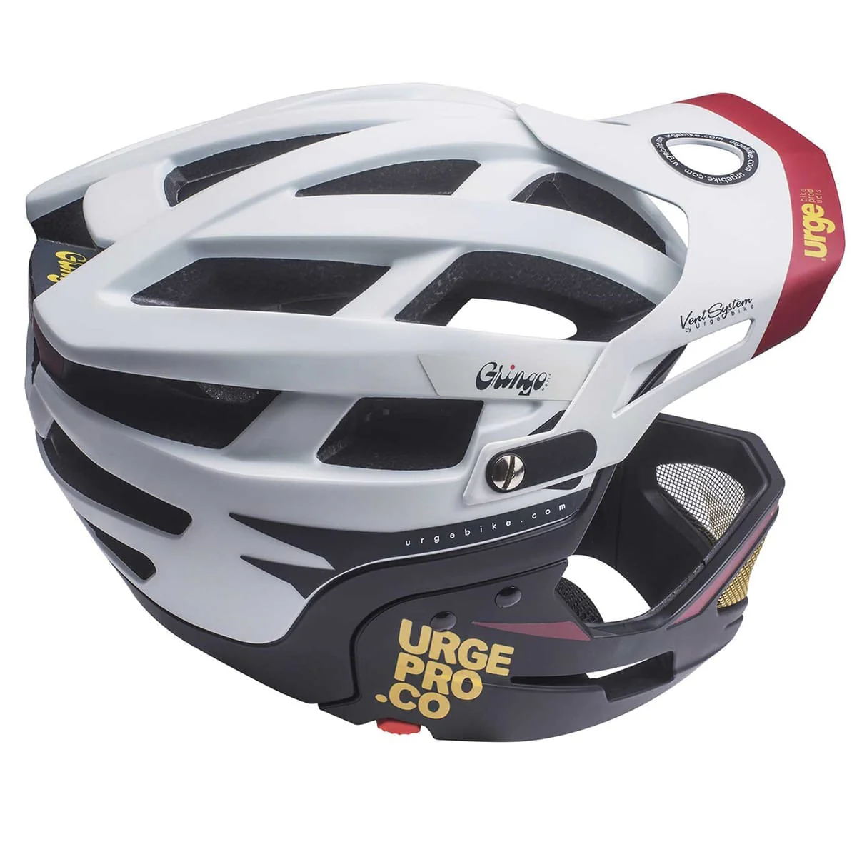 Casque VTT URGE GRINGO DE LA SIERRA Blanc/Noir - Image 5