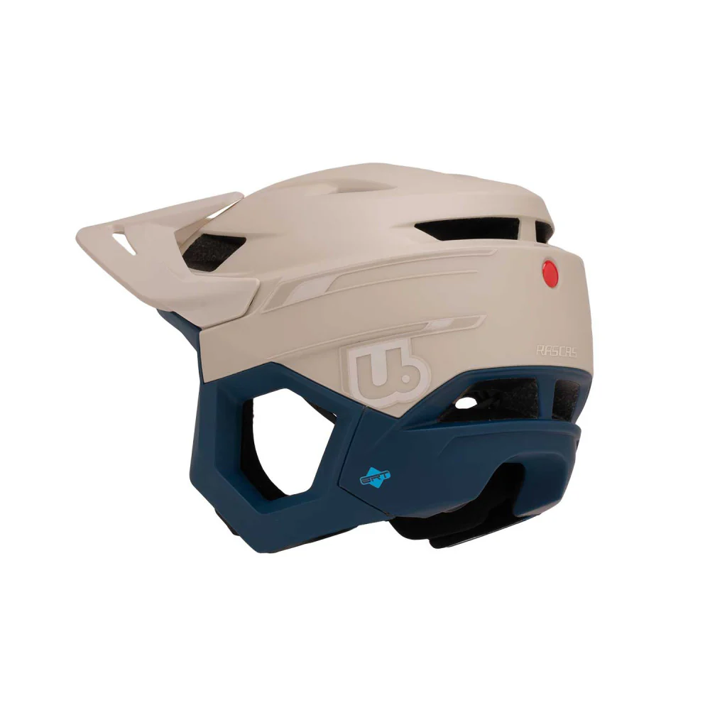 Casque VTT URGE RASCAS Smooth Stroke Beige/Bleu - Image 3