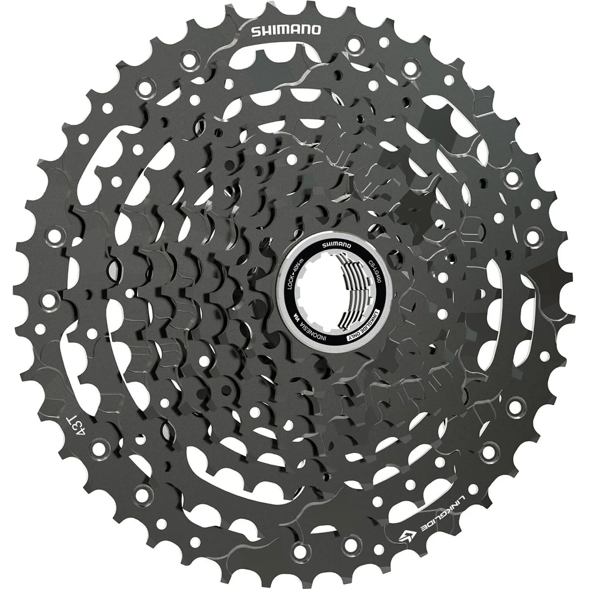 Cassette 10V SHIMANO CS-LG400 Linkglide - Image 2