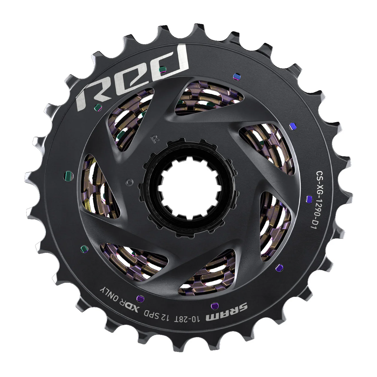 Cassette 12V SRAM RED XG-1290 D1 Rainbow - Image 3