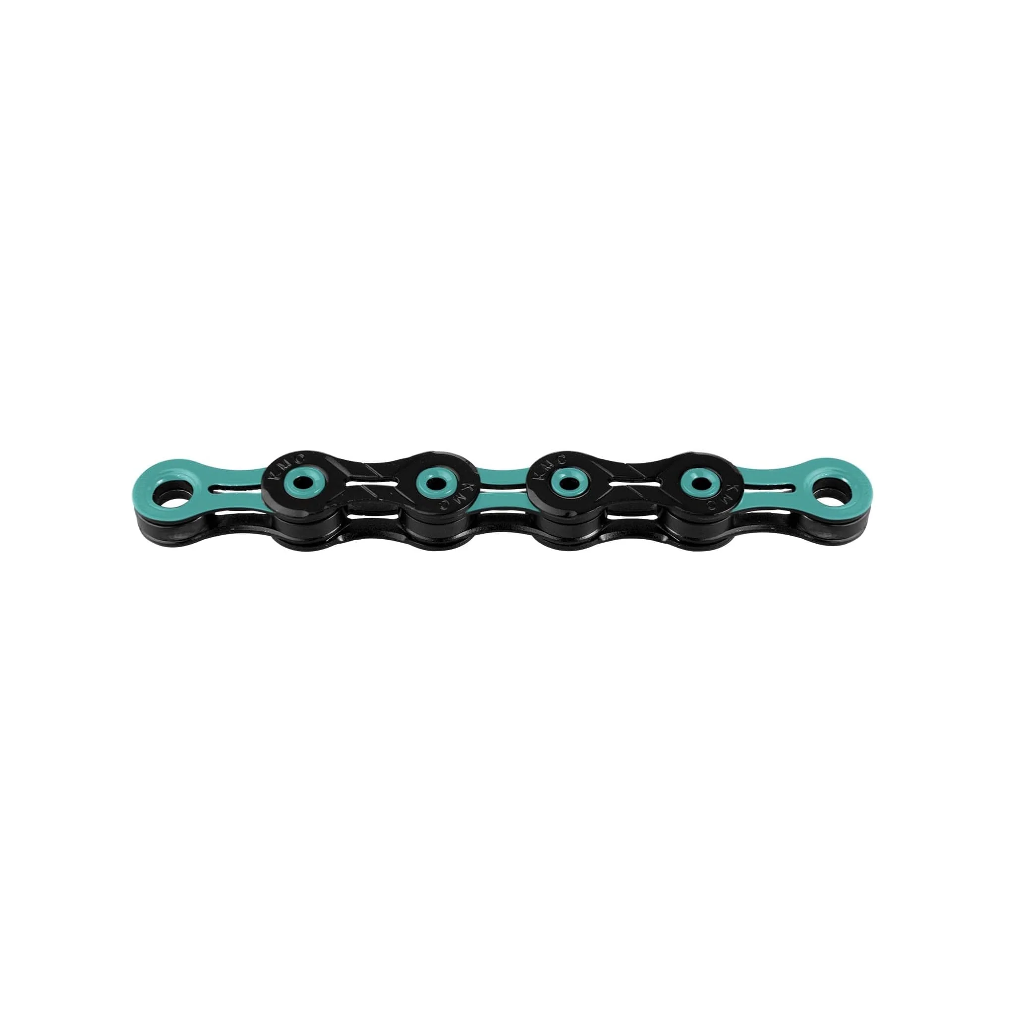 Chaîne 11V KMC DLC11 Noir/Turquoise