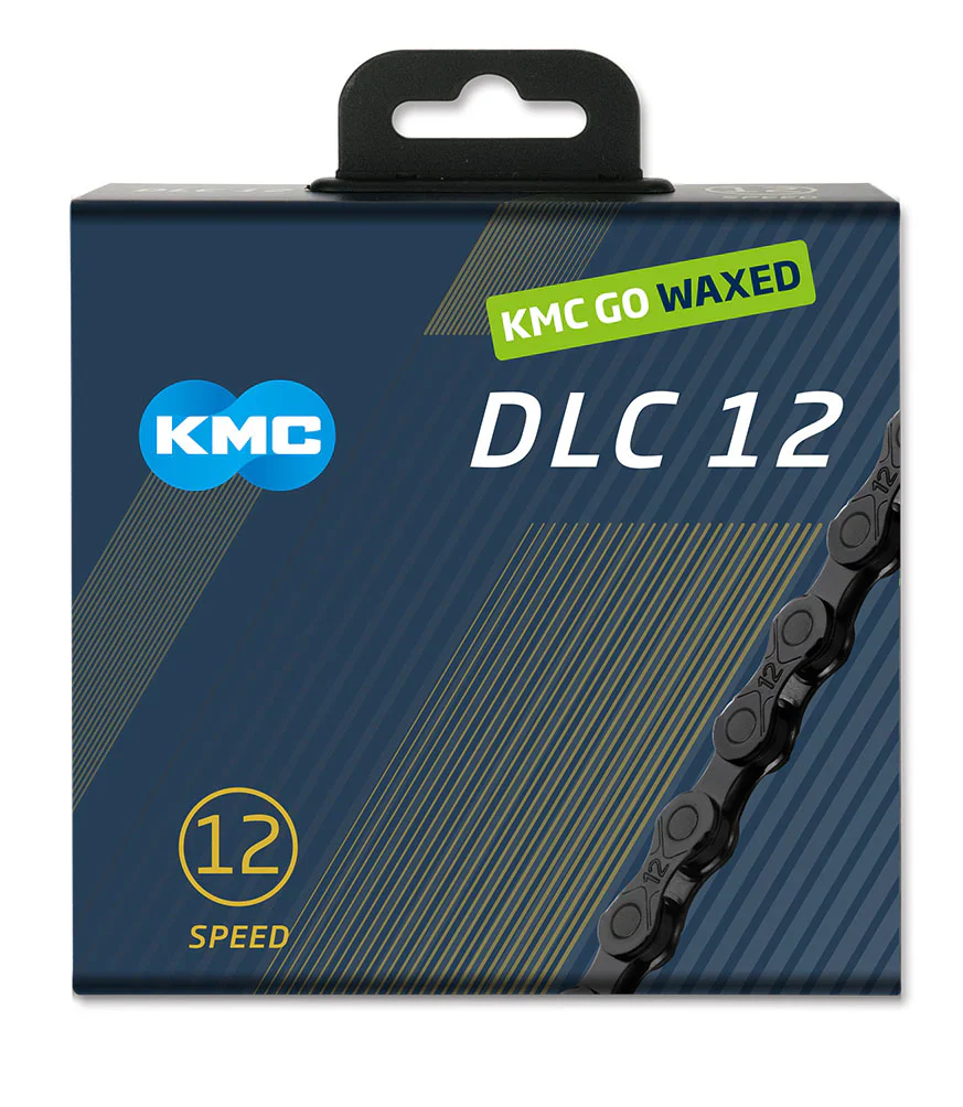 Chaîne 12V KMC DLC 12 Waxed Noir Ciré - Image 2