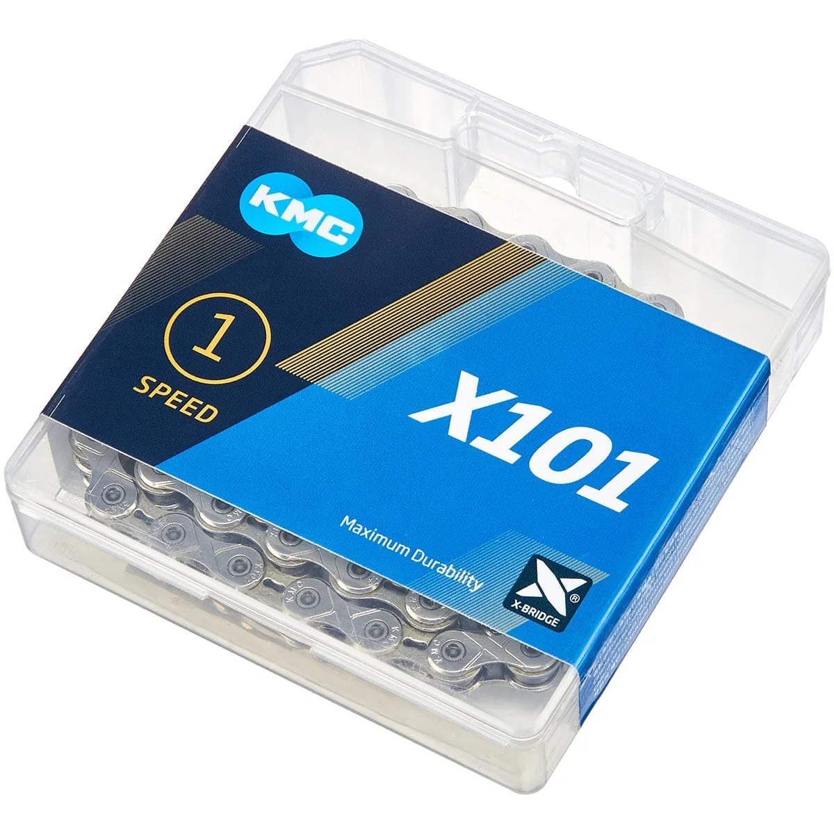 Chaîne 1V KMC X101 Argent - Image 3