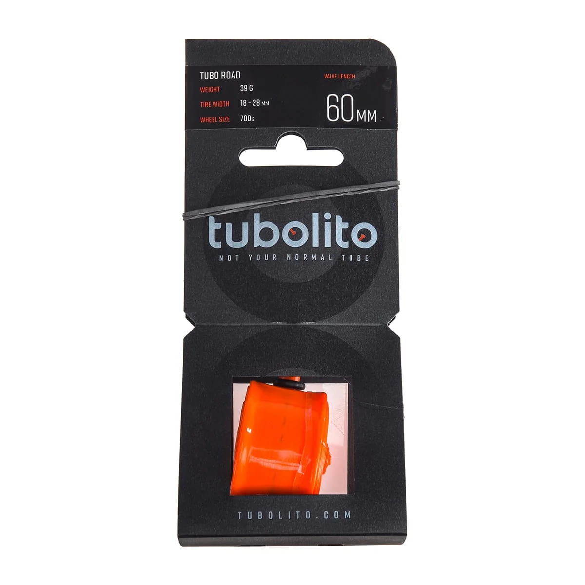 Chambre à air TUBOLITO TUBO 700x18/28 Presta Orange - Image 3