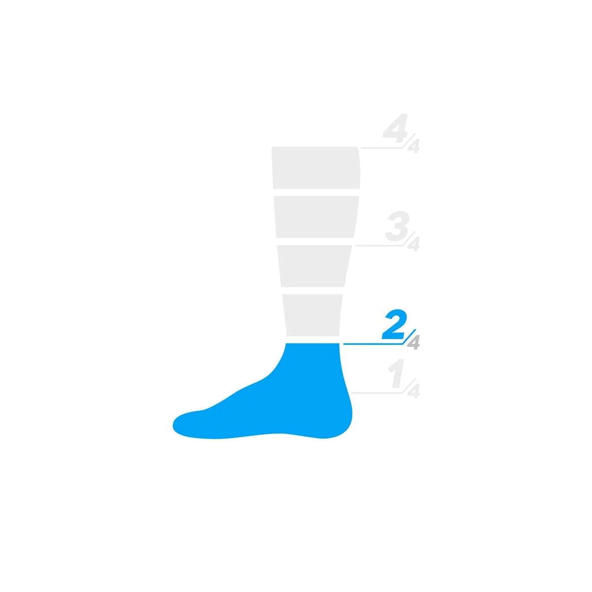 Chaussettes CASTELLI ANIMA 7 Femme Noir - Image 2