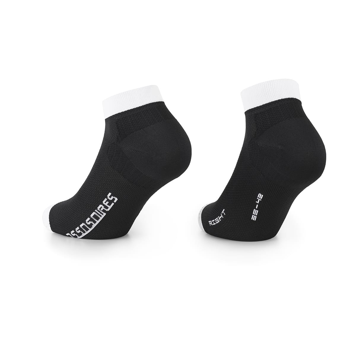 Chaussettes ASSOS RS  SUPERLEGER LOW Noir - Image 3