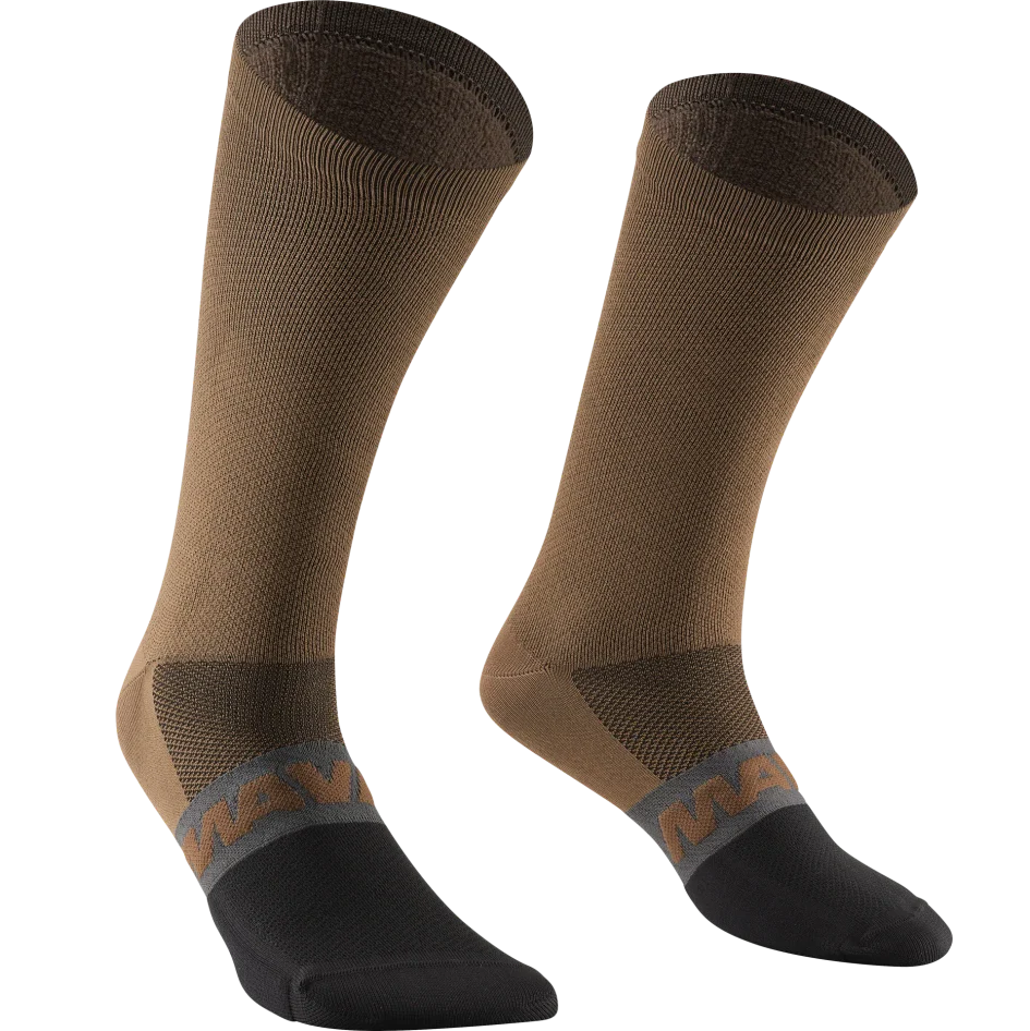 Chaussettes MAVIC ESSENTIAL HIGH Marron