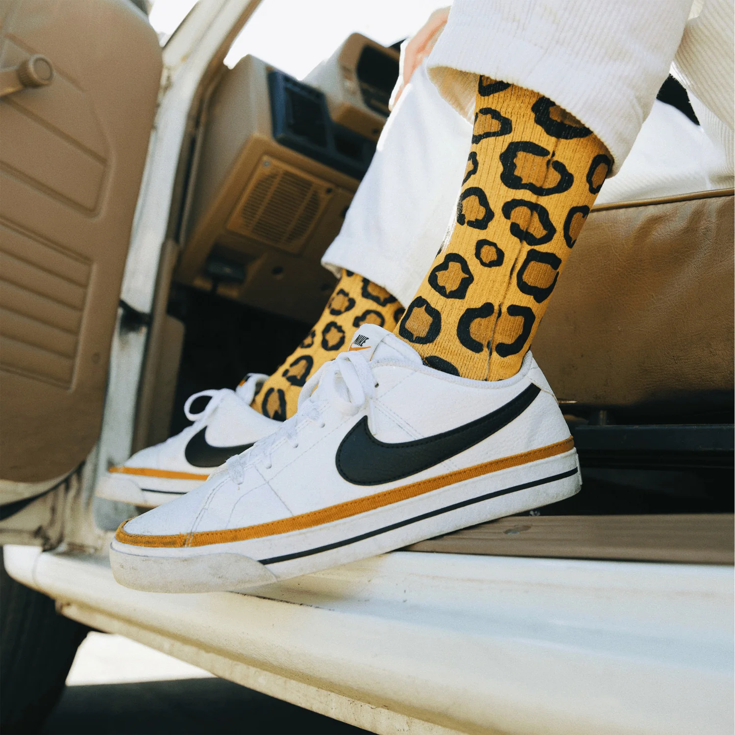 Chaussettes MERGE4 LEOPARD PRINT JUNGLE CAT - Image 5