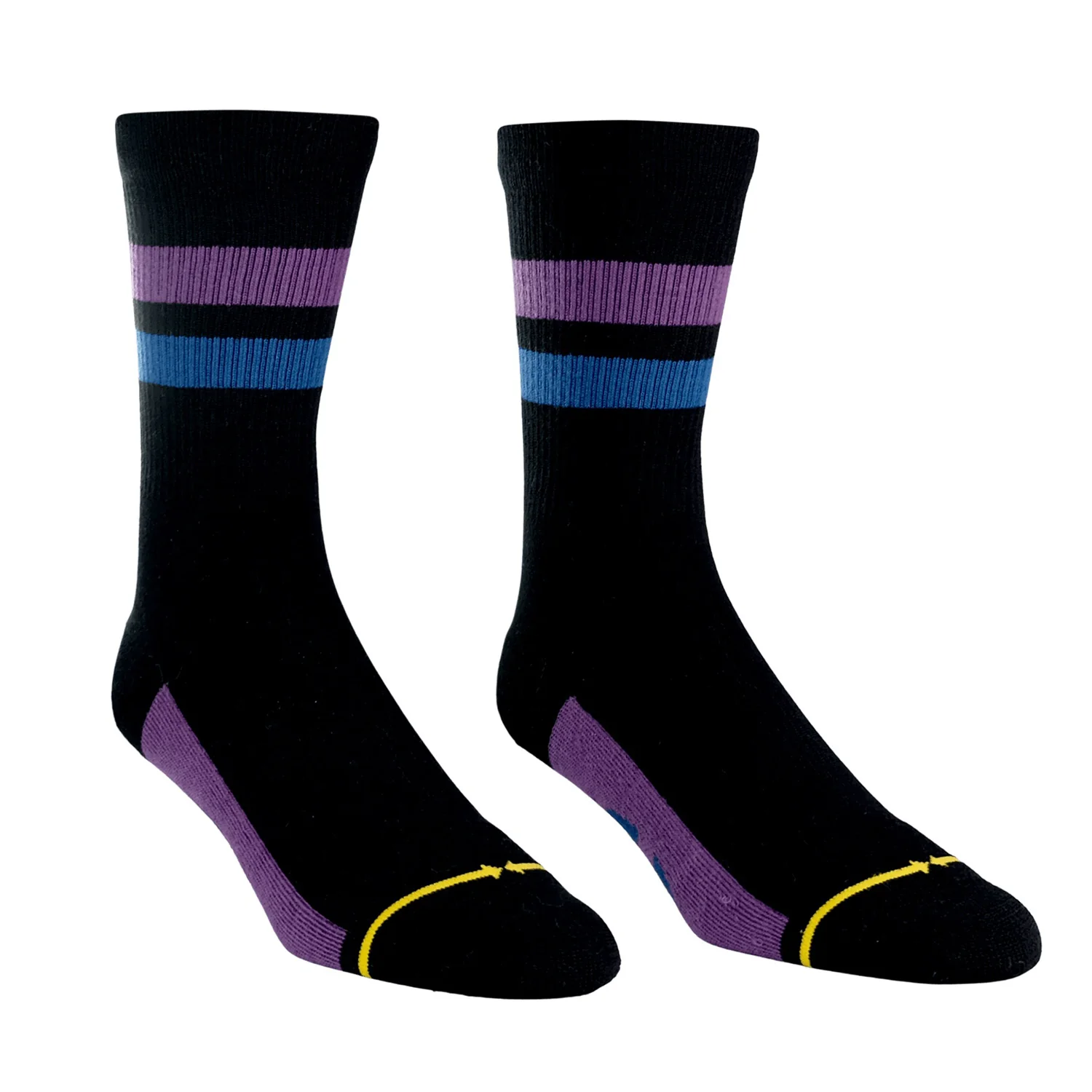 Chaussettes MERGE4 REPREVE SUBLTE GRAPE BLACK - Image 4
