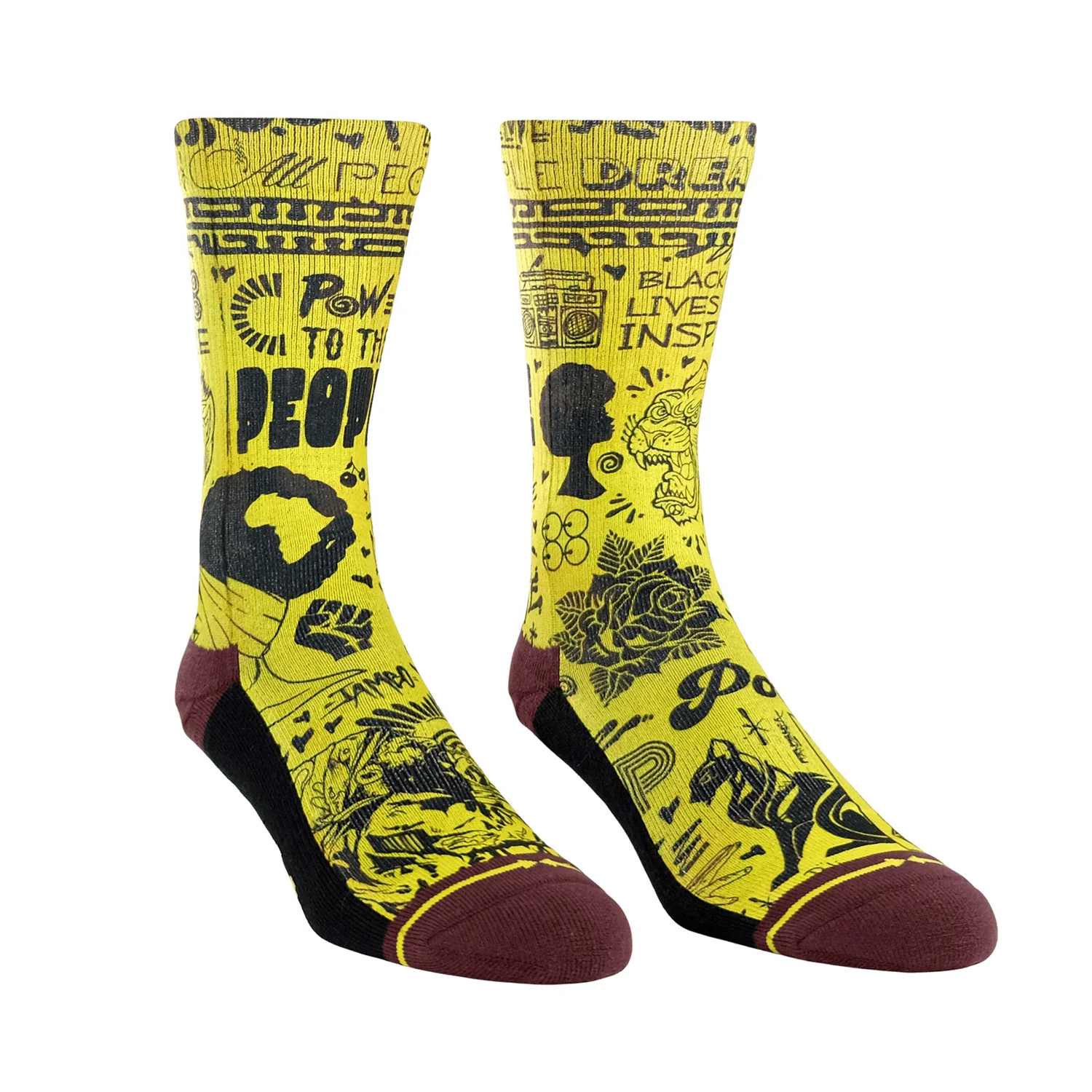 Chaussettes MERGE4 TAYLOR REINHOLD POWER TO THE PEOPLE - Image 4