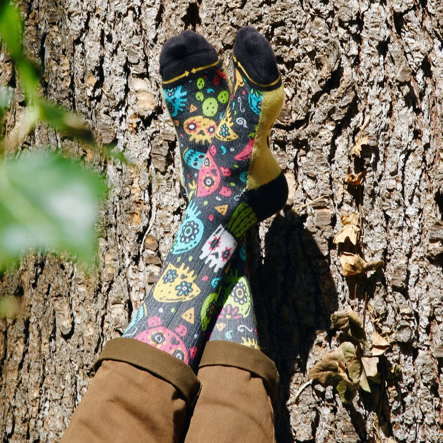 Chaussettes MERGE4 WALMAZAN SUGAR SKULL - Image 2
